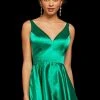 Sherri Hill - 53081 Sleeveless V-Neck Scoop Back A-Line Short Dress