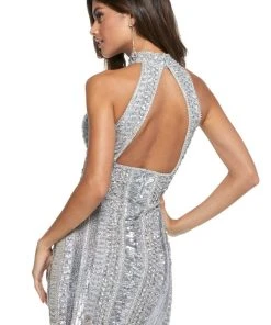 Sherri Hill - 53092 Halter Beaded Short Dress