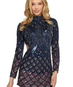 Sherri Hill - 53120 Sequined Short Dress 15 Sherri Hill - 53120 Sequined Short Dress