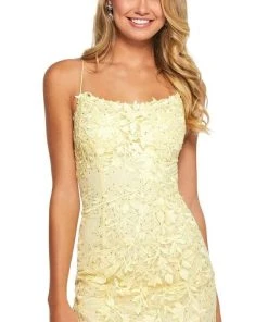 Sherri Hill - 53151 Embroidered Lace Dress 22 Sherri Hill - 53151 Embroidered Lace Dress