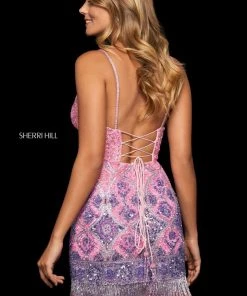 Sherri Hill - 53173 Embellished Short Dress 11 Sherri Hill - 53173 Embellished Short Dress