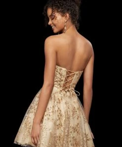 Sherri Hill - 53181 Straight Across Short Dress