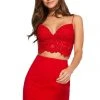 Sherri Hill - 53193 Two Piece V-Neck Sheath Short Dress