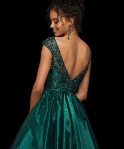 Sherri Hill - 53206 Cap Sleeves Short Dress