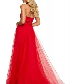 Sherri Hill - 53207 Lace Halter Neckline Evening Dress