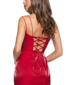 Sherri Hill - 53269 Fitted Empire Sheath Short Dress