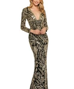 Sherri Hill - 53270 Beaded Long Dress