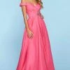 Sherri Hill - 53309 Embellished Satin Off The Shoulder Dress 2 Sherri Hill - 53309 Embellished Satin Off The Shoulder Dress