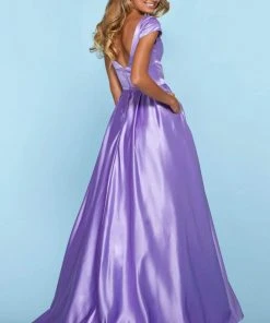 Sherri Hill - 53314 Square Neck Mikado Pleated A-Line Dress 11 Sherri Hill - 53314 Square Neck Mikado Pleated A-Line Dress