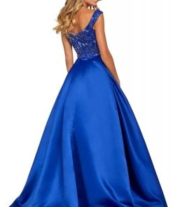 Sherri Hill - 53317 Beaded Off-Shoulder Mikado Ballgown