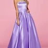 Sherri Hill - 53320 Strapless Beaded Neckline A Line Ballgown Dress 2 Sherri Hill - 53320 Strapless Beaded Neckline A Line Ballgown Dress