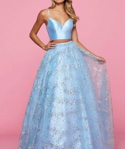 Sherri Hill - 53326 Two-Piece Mikado Ballgown Dress