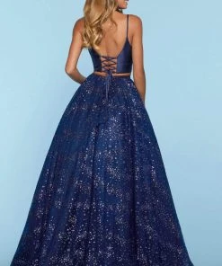 Sherri Hill - 53326 Two-Piece Mikado Ballgown Dress