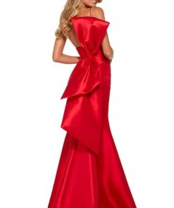 Sherri Hill - 53336 Bow-Accented Long Mermaid Dress