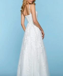 Sherri Hill - 53344 Applique Sweetheart Chiffon A-Line Dress 11 Sherri Hill - 53344 Applique Sweetheart Chiffon A-Line Dress