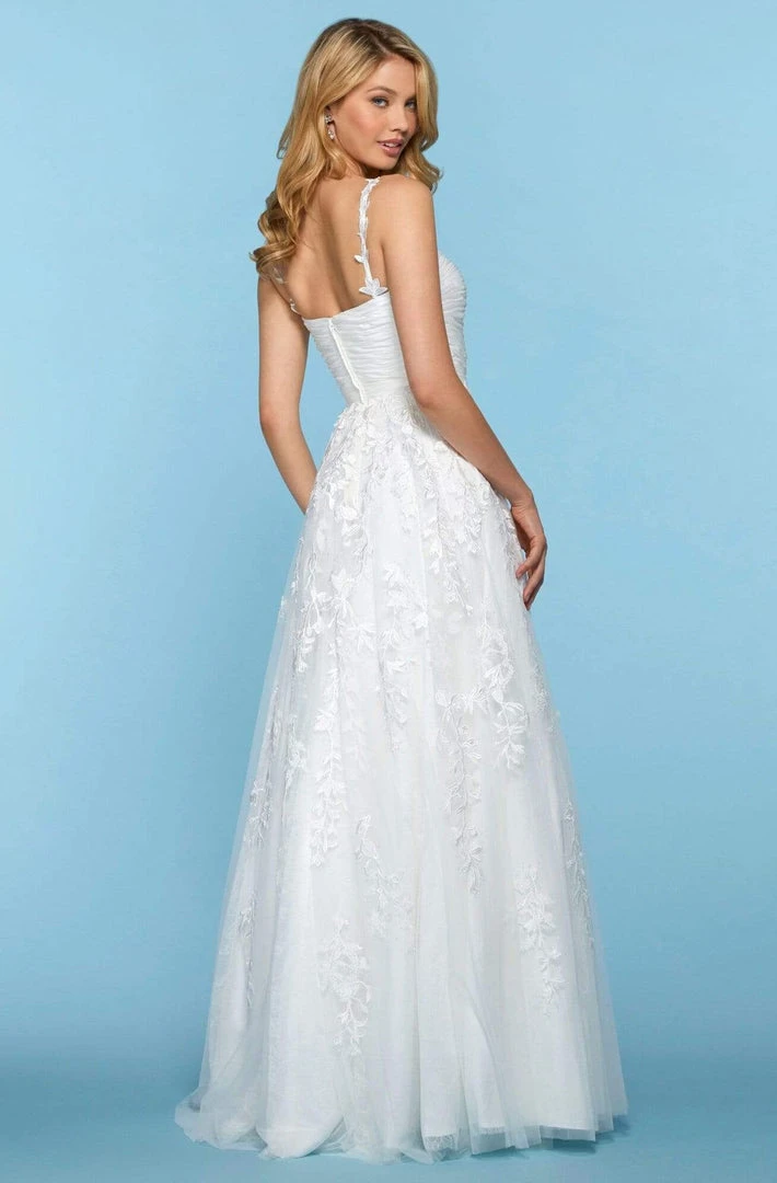 Sherri Hill - 53344 Applique Sweetheart Chiffon A-Line Dress 6 Sherri Hill - 53344 Applique Sweetheart Chiffon A-Line Dress