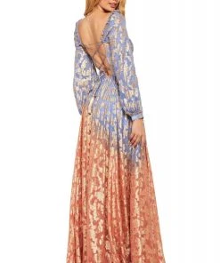 Sherri Hill - 53349 Beaded Long Sleeve A-Line Dress