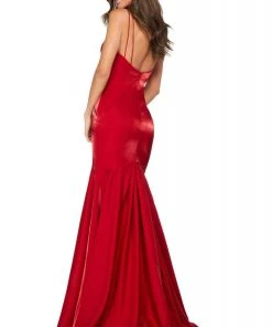 Sherri Hill - 53351 Sleeveless Scoop Neck Long Fitted Mermaid Dress 11 Sherri Hill - 53351 Sleeveless Scoop Neck Long Fitted Mermaid Dress