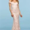 Sherri Hill - 53357 Lace Off-Shoulder Trumpet Dress With Train 2 Sherri Hill - 53357 Lace Off-Shoulder Trumpet Dress With Train