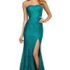 Sherri Hill - 53358 Allover Lace Fitted Sexy Back Dress