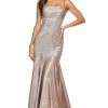 Sherri Hill - 53370 Scoop Neck Stretch Glitter Trumpet Dress 2 Sherri Hill - 53370 Scoop Neck Stretch Glitter Trumpet Dress