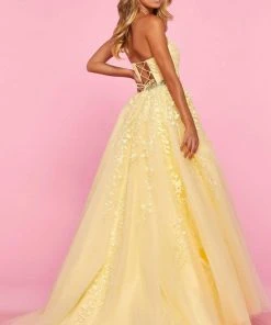 Sherri Hill - 53371 Embroidered Halter Tulle A-Line Dress 14 Sherri Hill - 53371 Embroidered Halter Tulle A-Line Dress