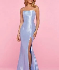 Sherri Hill - 53373 Mikado Mermaid Dress With Slit And Train