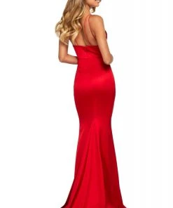 Sherri Hill - 53388 Sweetheart Satin Trumpet Dress