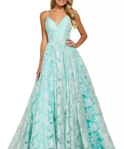 Sherri Hill - 53410 V-Neck Long Ballgown Dress