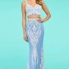 Sherri Hill - 53437 Two Piece Applique Sheath Dress 2 Sherri Hill - 53437 Two Piece Applique Sheath Dress