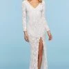 Sherri Hill - 53443 V-Neck Beaded Lace Dress