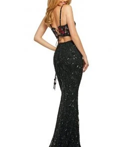 Sherri Hill - 53445 Two-Piece Beaded Sheath Dress 7 Sherri Hill - 53445 Two-Piece Beaded Sheath Dress