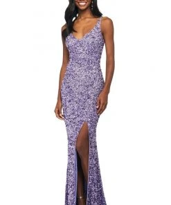Sherri Hill - 53450 Sleeveless V Neck Long Beaded Dress
