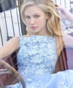 Sherri Hill - 53465 Bateau Long A-Line Dress 7 Sherri Hill - 53465 Bateau Long A-Line Dress