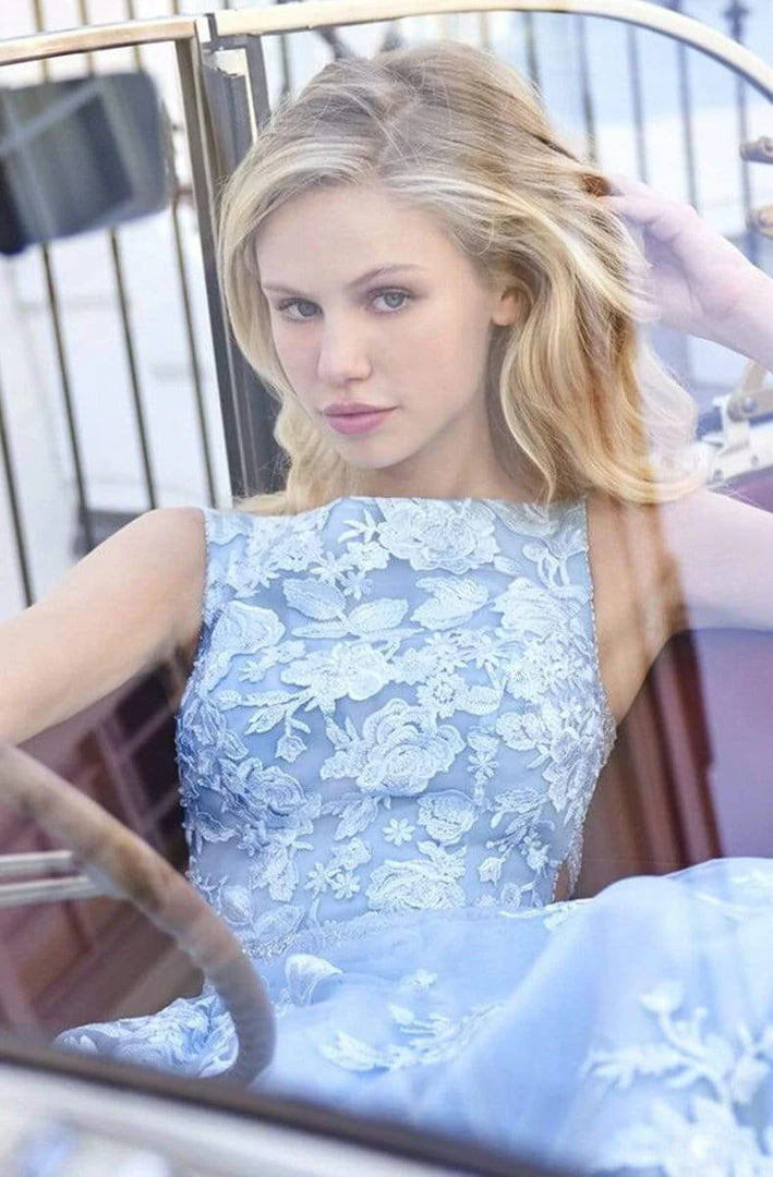 Sherri Hill - 53465 Bateau Long A-Line Dress 5 Sherri Hill - 53465 Bateau Long A-Line Dress