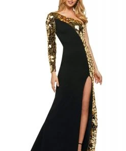 Sherri Hill - 53467 Cut Glass Long Fitted Dress