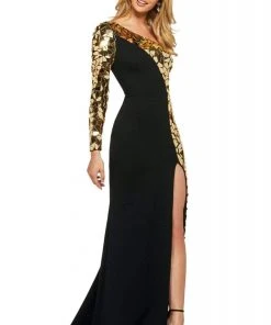 Sherri Hill - 53467 Cut Glass Long Fitted Dress