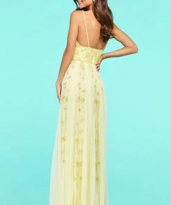 Sherri Hill - 53487 V-Neck Beaded A-Line Dress