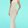 Sherri Hill - 53490 Beaded High Neckline Sheath Dress