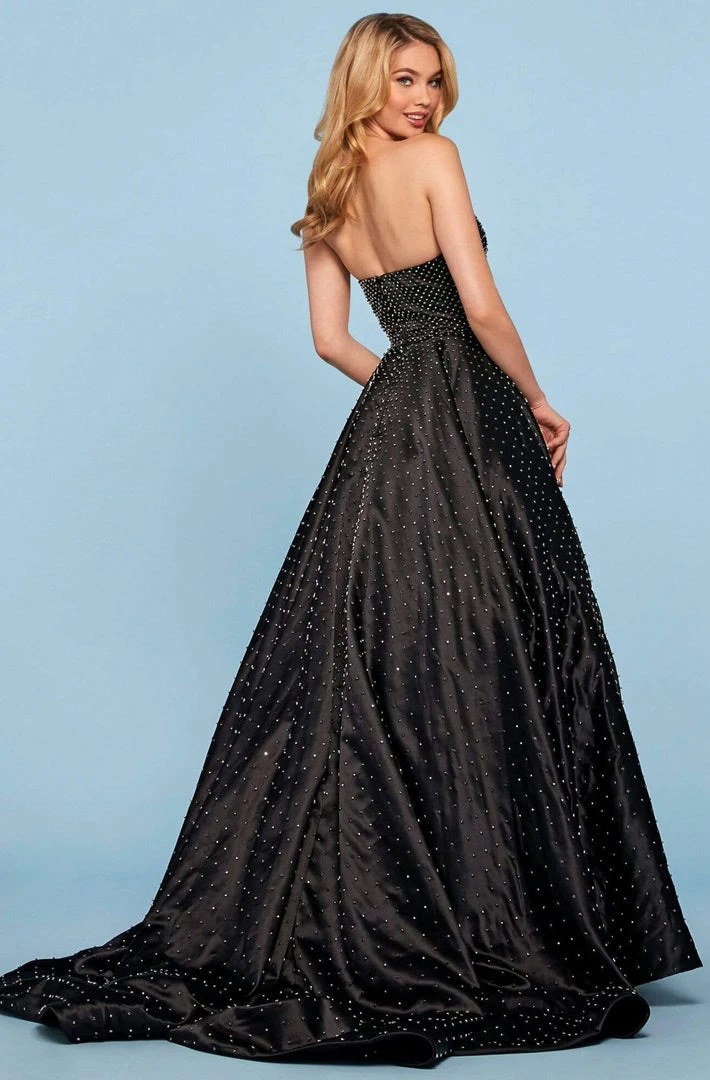 Sherri Hill - 53502 Strapless Beaded Ballgown Dress 4 Sherri Hill - 53502 Strapless Beaded Ballgown Dress