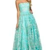 Sherri Hill - 53513 Strapless Lace-Up A-Line Dress 1 Sherri Hill - 53513 Strapless Lace-Up A-Line Dress