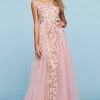 Sherri Hill - 53542 Bateau Beaded Fitted Dress