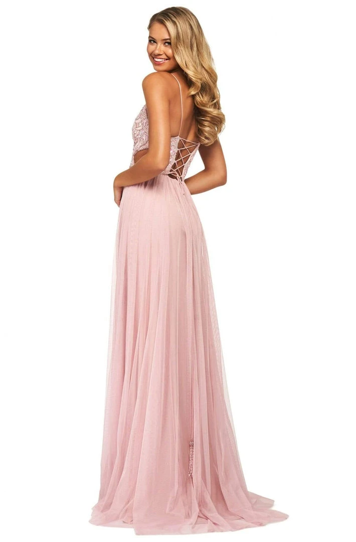Sherri Hill - 53557 Butterfly Beaded A-Line Dress 4 Sherri Hill - 53557 Butterfly Beaded A-Line Dress