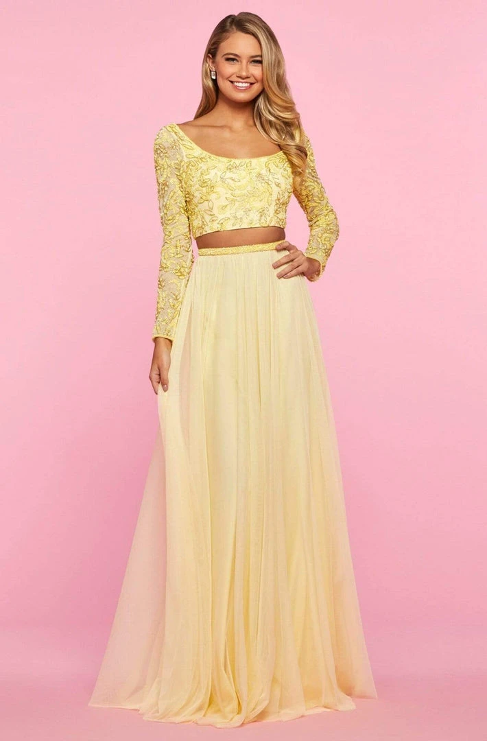 Sherri Hill - 53559 Beaded Two-Piece A-Line Dress 3 Sherri Hill - 53559 Beaded Two-Piece A-Line Dress