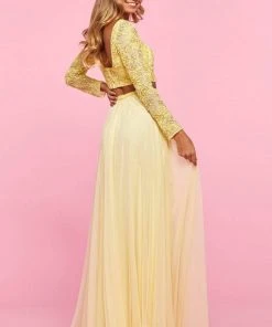 Sherri Hill - 53559 Beaded Two-Piece A-Line Dress 5 Sherri Hill - 53559 Beaded Two-Piece A-Line Dress