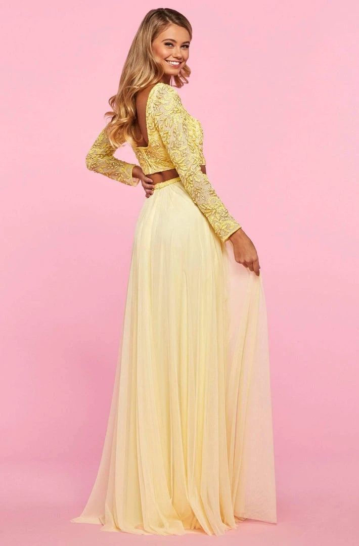 Sherri Hill - 53559 Beaded Two-Piece A-Line Dress 4 Sherri Hill - 53559 Beaded Two-Piece A-Line Dress