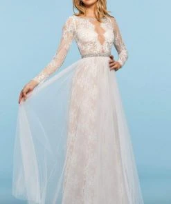 Sherri Hill - 53565 Bateau Beaded Long Sleeve Dress 7 Sherri Hill - 53565 Bateau Beaded Long Sleeve Dress