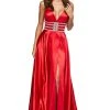Sherri Hill - 53578 Beaded Empire Satin A-Line Dress