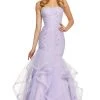 Sherri Hill - 53580 Strapless Beaded Pleat-Ornate Trumpet Dress