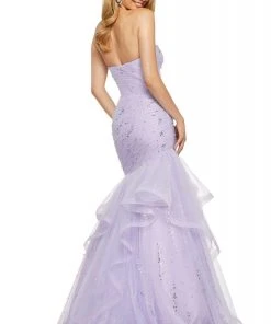Sherri Hill - 53580 Strapless Beaded Pleat-Ornate Trumpet Dress